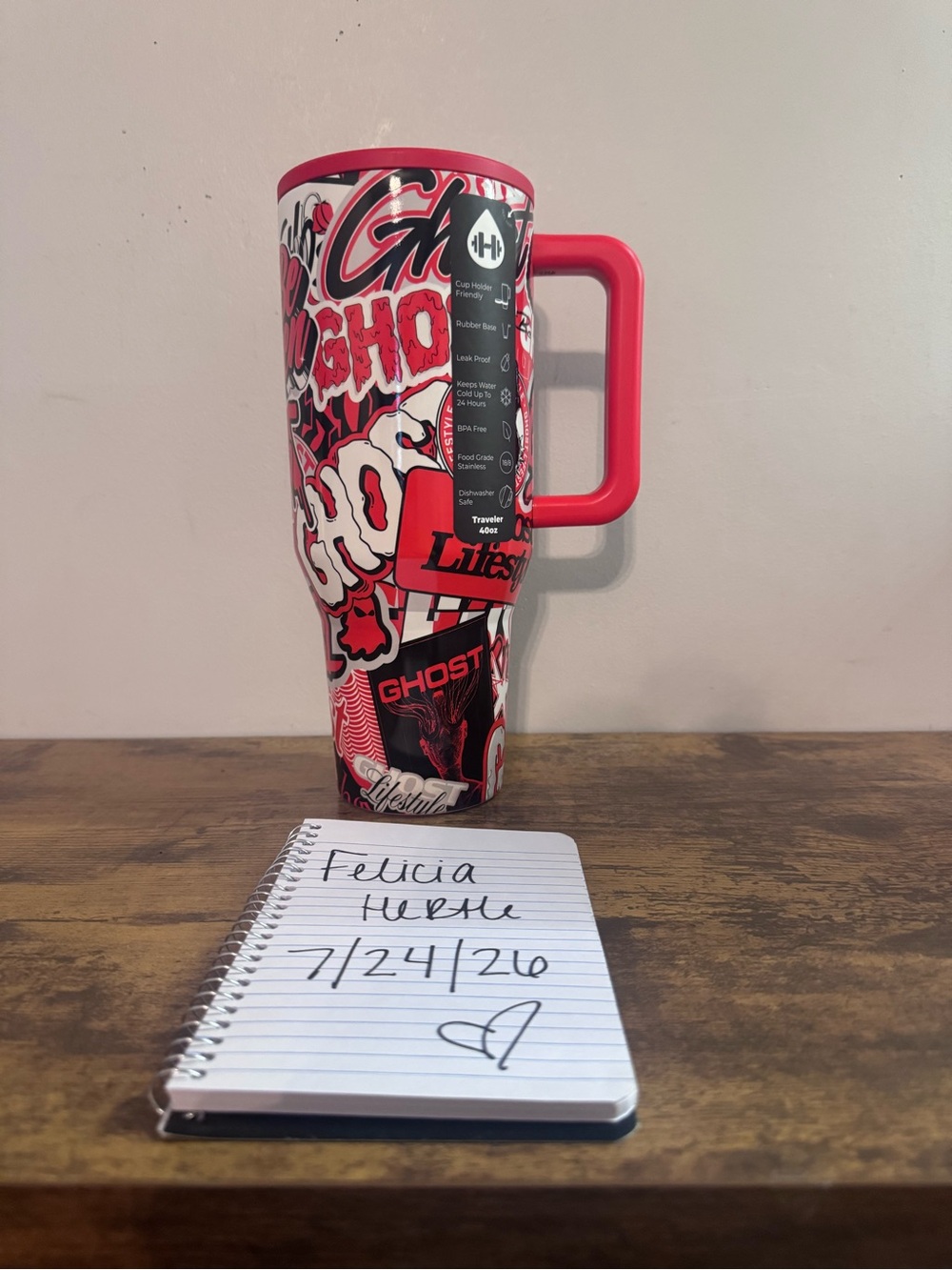 HydroJug x Ghost Infrared 40oz Traveler